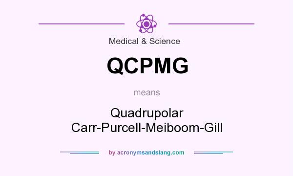 What does QCPMG mean? It stands for Quadrupolar Carr-Purcell-Meiboom-Gill