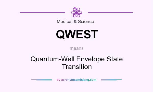 What does QWEST mean? It stands for Quantum-Well Envelope State Transition