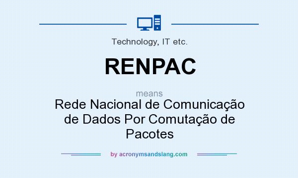 What does RENPAC mean? It stands for Rede Nacional de Comunicação de Dados Por Comutação de Pacotes