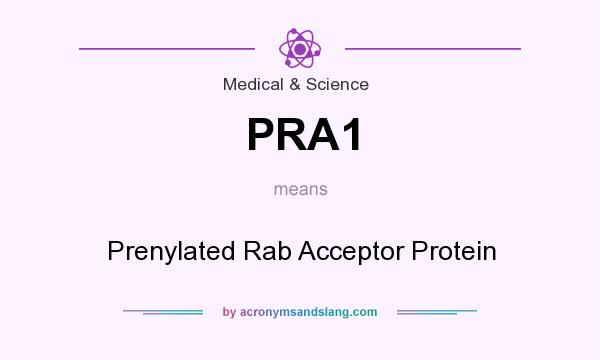 What does PRA1 mean? It stands for Prenylated Rab Acceptor Protein