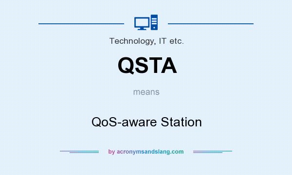What does QSTA mean? It stands for QoS-aware Station