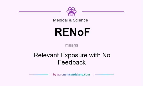 What does RENoF mean? It stands for Relevant Exposure with No Feedback