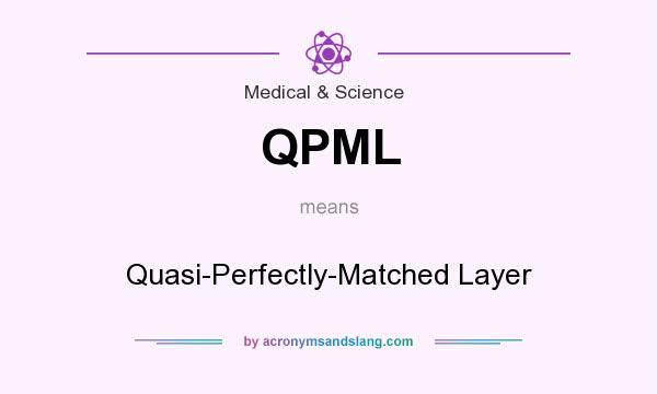 What does QPML mean? It stands for Quasi-Perfectly-Matched Layer