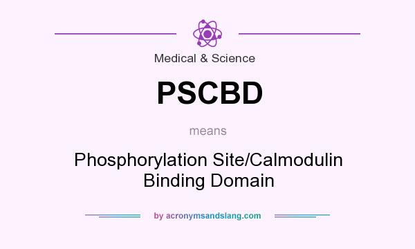 What does PSCBD mean? It stands for Phosphorylation Site/Calmodulin Binding Domain