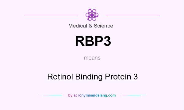 What does RBP3 mean? It stands for Retinol Binding Protein 3