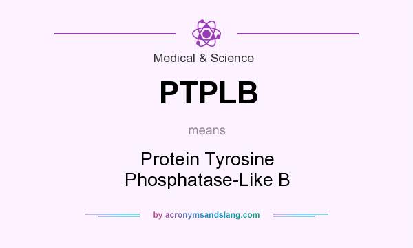 What does PTPLB mean? It stands for Protein Tyrosine Phosphatase-Like B