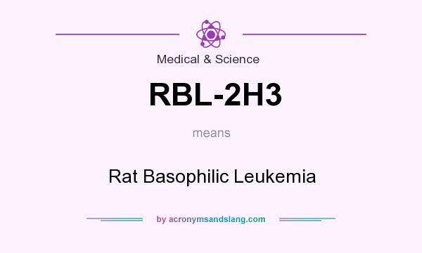 What does RBL-2H3 mean? It stands for Rat Basophilic Leukemia