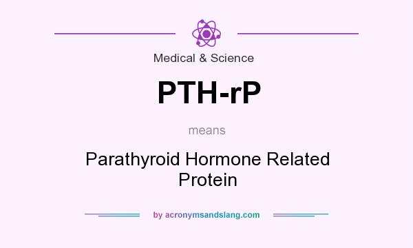 What does PTH-rP mean? It stands for Parathyroid Hormone Related Protein