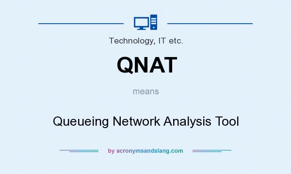 What does QNAT mean? It stands for Queueing Network Analysis Tool