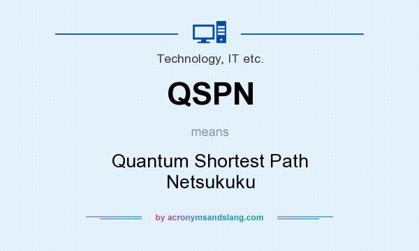 What does QSPN mean? It stands for Quantum Shortest Path Netsukuku