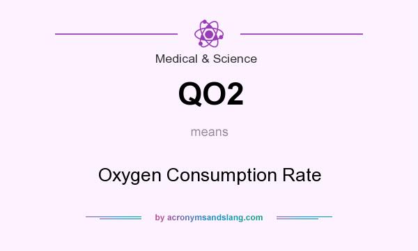 What does QO2 mean? It stands for Oxygen Consumption Rate