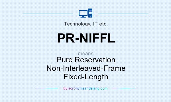 What does PR-NIFFL mean? It stands for Pure Reservation Non-Interleaved-Frame Fixed-Length