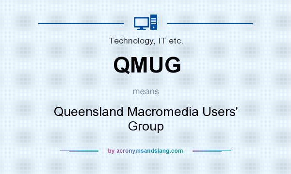 What does QMUG mean? It stands for Queensland Macromedia Users` Group