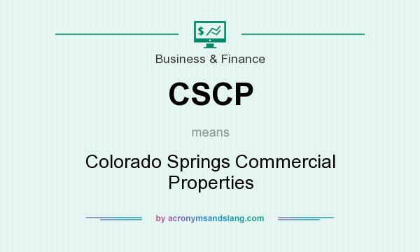 What does CSCP mean? It stands for Colorado Springs Commercial Properties
