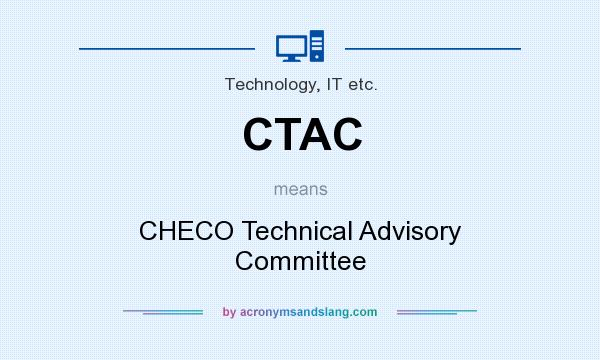 What does CTAC mean? It stands for CHECO Technical Advisory Committee