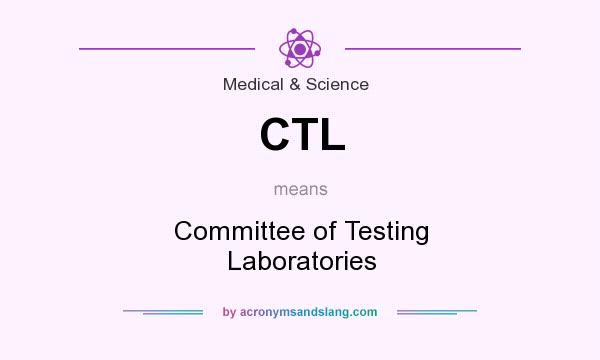 What does CTL mean? It stands for Committee of Testing Laboratories