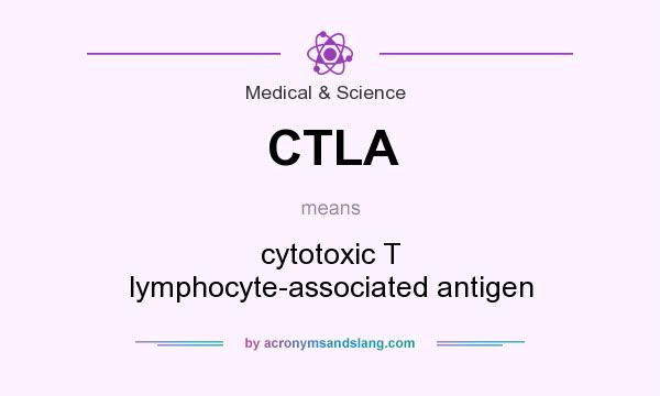 What does CTLA mean? It stands for cytotoxic T lymphocyte-associated antigen