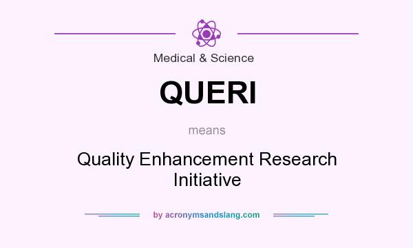 What does QUERI mean? It stands for Quality Enhancement Research Initiative