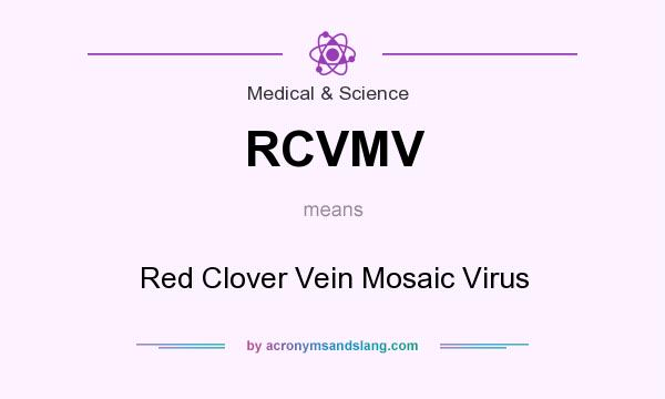 What does RCVMV mean? It stands for Red Clover Vein Mosaic Virus