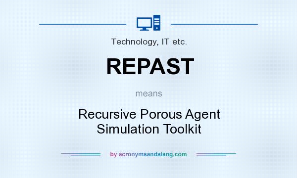 What does REPAST mean? It stands for Recursive Porous Agent Simulation Toolkit