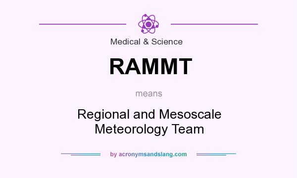 What does RAMMT mean? It stands for Regional and Mesoscale Meteorology Team