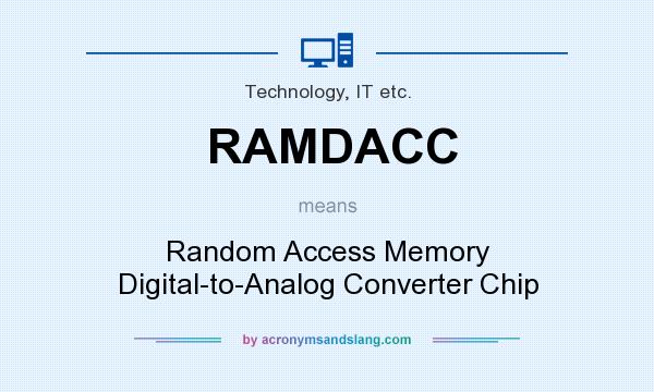 What does RAMDACC mean? It stands for Random Access Memory Digital-to-Analog Converter Chip