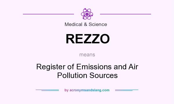What does REZZO mean? It stands for Register of Emissions and Air Pollution Sources