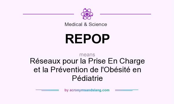 What does REPOP mean? It stands for Réseaux pour la Prise En Charge et la Prévention de l`Obésité en Pédiatrie