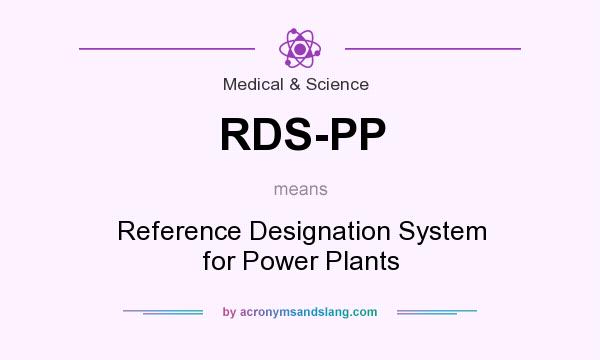 What does RDS-PP mean? It stands for Reference Designation System for Power Plants