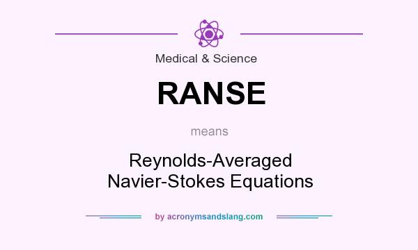 What does RANSE mean? It stands for Reynolds-Averaged Navier-Stokes Equations