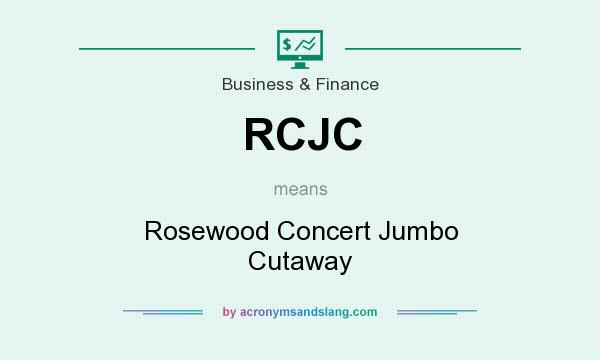 What does RCJC mean? It stands for Rosewood Concert Jumbo Cutaway