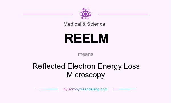 What does REELM mean? It stands for Reflected Electron Energy Loss Microscopy