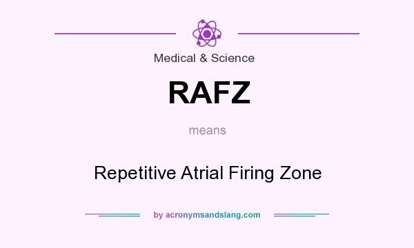 What does RAFZ mean? It stands for Repetitive Atrial Firing Zone