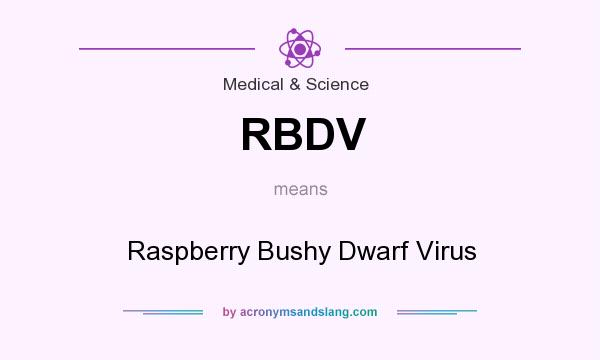 What does RBDV mean? It stands for Raspberry Bushy Dwarf Virus