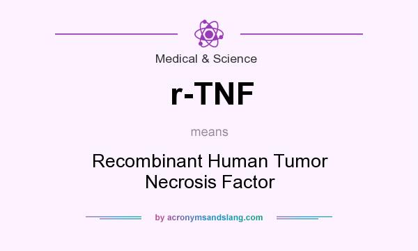 What does r-TNF mean? It stands for Recombinant Human Tumor Necrosis Factor