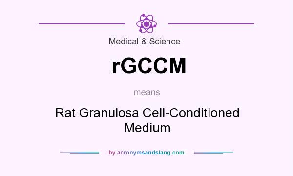 What does rGCCM mean? It stands for Rat Granulosa Cell-Conditioned Medium