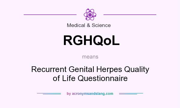 What does RGHQoL mean? It stands for Recurrent Genital Herpes Quality of Life Questionnaire