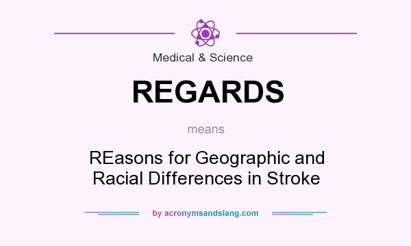 What does REGARDS mean? It stands for REasons for Geographic and Racial Differences in Stroke