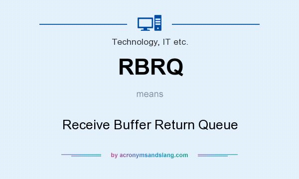 What does RBRQ mean? It stands for Receive Buffer Return Queue