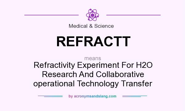 What does REFRACTT mean? It stands for Refractivity Experiment For H2O Research And Collaborative operational Technology Transfer