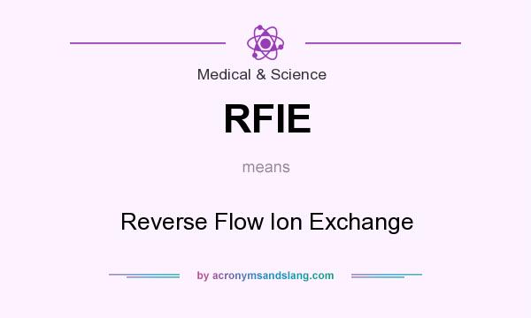 What does RFIE mean? It stands for Reverse Flow Ion Exchange