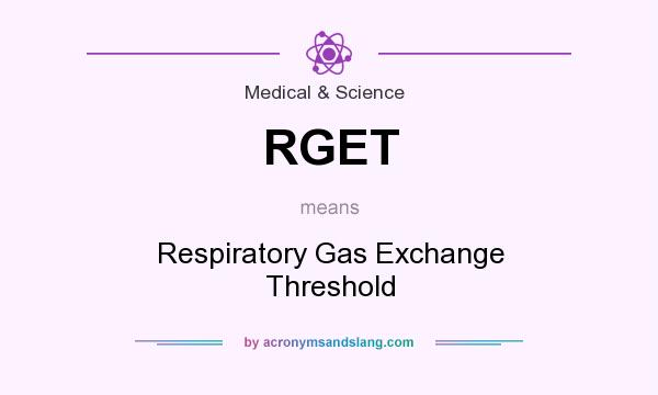 What does RGET mean? It stands for Respiratory Gas Exchange Threshold