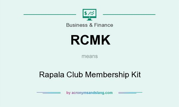 What does RCMK mean? It stands for Rapala Club Membership Kit