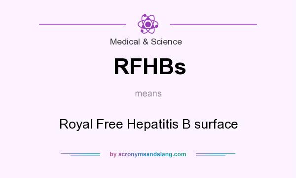 What does RFHBs mean? It stands for Royal Free Hepatitis B surface