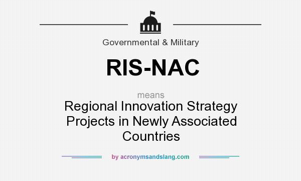 What does RIS-NAC mean? It stands for Regional Innovation Strategy Projects in Newly Associated Countries