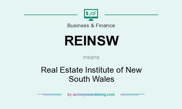 What does REINSW mean? It stands for Real Estate Institute of New South Wales
