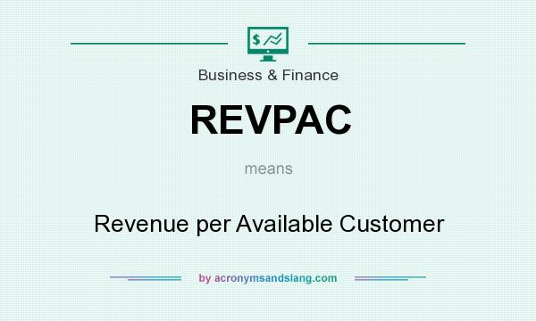 What does REVPAC mean? It stands for Revenue per Available Customer