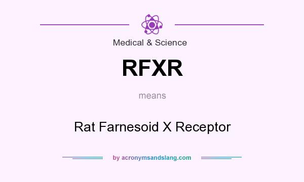 What does RFXR mean? It stands for Rat Farnesoid X Receptor