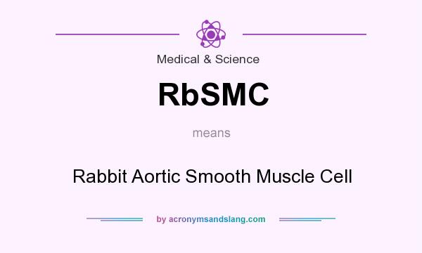 What does RbSMC mean? It stands for Rabbit Aortic Smooth Muscle Cell