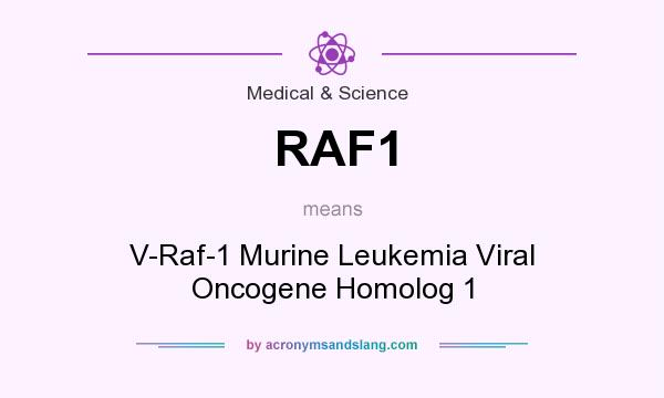 What does RAF1 mean? It stands for V-Raf-1 Murine Leukemia Viral Oncogene Homolog 1